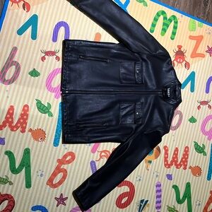 Roots Brown Leather Jacket